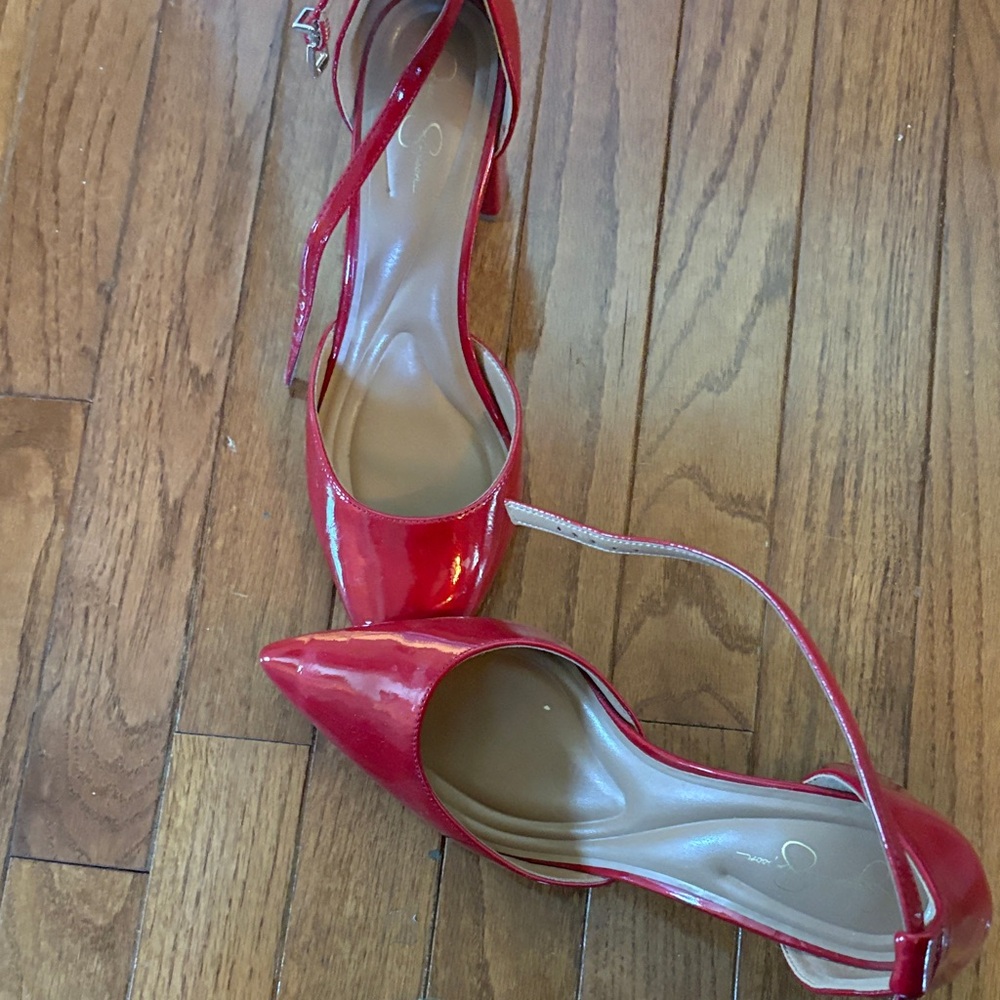 Jessica Simpson Red Patent Heels
